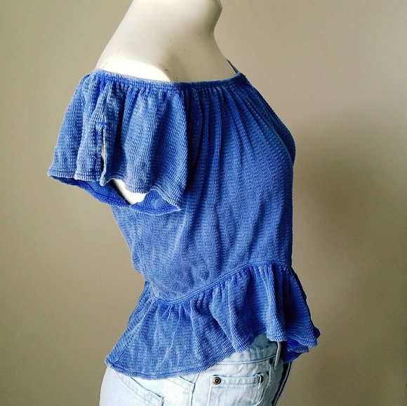 "Mint Julep Top"- in cobalt blue - Picture 2 of 8